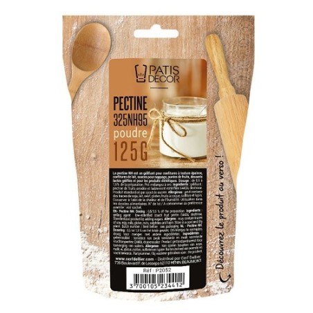 Patisdécor Pectin 325 NH 95 – 125 g Thermoreversible Gelling Agent for Pastry Use