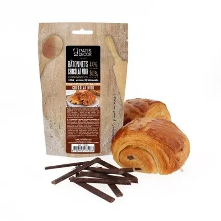 Patisdécor 35 Pain au Chocolat Dunkle Schokoladenstengel, 200g