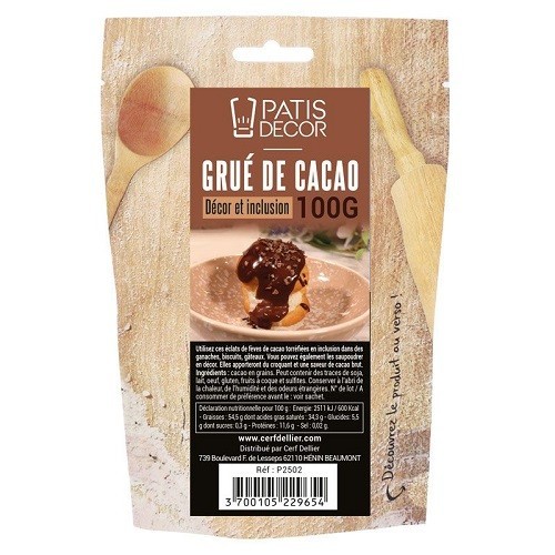 Patisdécor Kakaonibs, 100g Patisdécor Kakaonibs, 100g