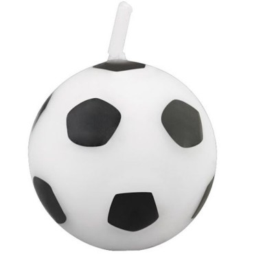 Patisdécor Soccer Candle Set – 6 Football Candles for Cakes & Parties