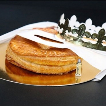 Galette des Rois Kit – Patisdécor 4-Piece Epiphany Cake Set with Crown & Bean