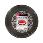 Patisdécor runde Kuchenplatte Schwarz mit Spitzenrand, 30cm