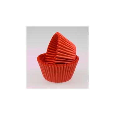 Cupcake Förmchen Uni Rot, 100 Stück