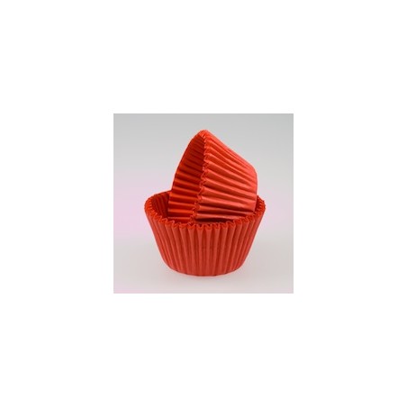 Cupcake Förmchen Uni Rot, 100 Stück