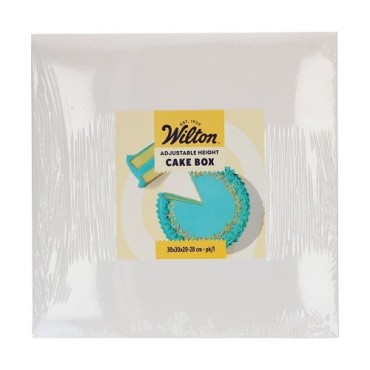 Wilton Adjustable Height Cake Box 30x30x20-28cm