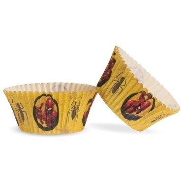 deKora Spiderman Cupcake Förmchen – 25 Stück Superhelden Muffinförmchen