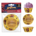 deKora Cupcake Förmchen Spiderman, 25 Stück