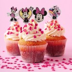 Dekora Disney Minnie Mouse Cupcake Toppers, 16 pcs