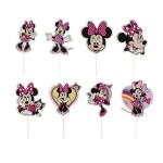 DeKora Disney Minnie Mouse Cupcake Toppers, 16 Stück