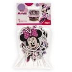 DeKora Disney Minnie Mouse Cupcake Toppers, 16 Stück