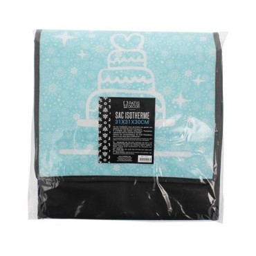 Insulated Cake Transport Bag with Reinforced Base 31x31x30 cm – Patisdécor Cooler for Cakes & Desserts