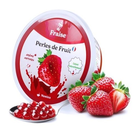 Nostea Bubbletea Perlen Erdbeer 450g – fruchtig & natürlich