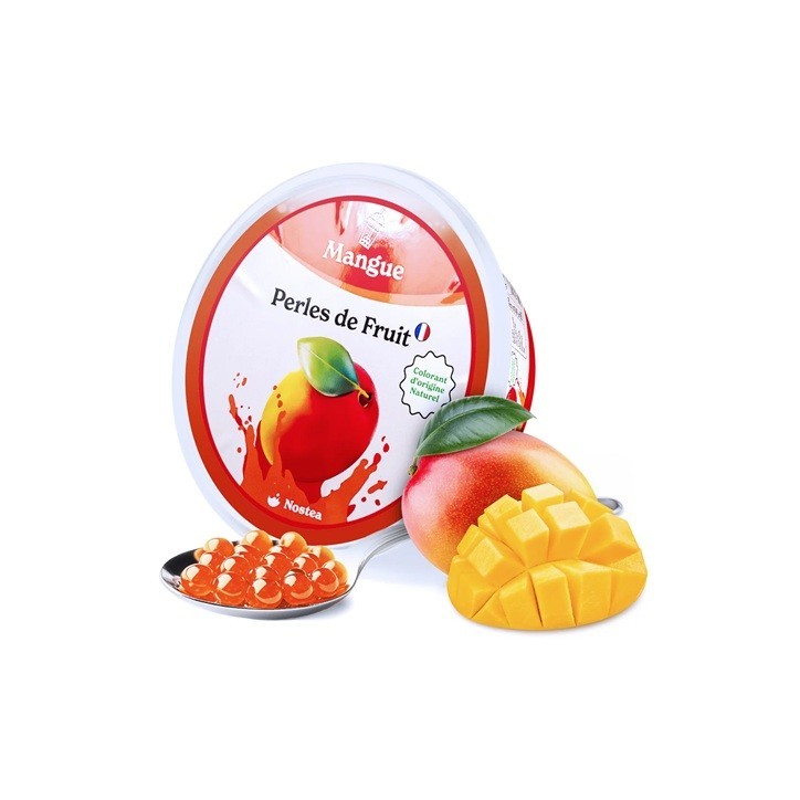 Nostea Bubble Tea Perlen Mango 450g – Tropischer Genuss zu Hause