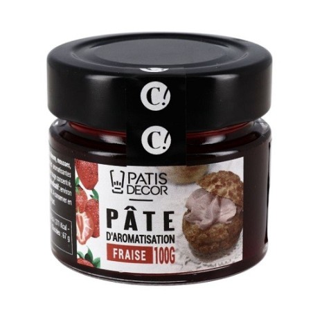 Patisdécor Erdbeer Aromapaste 100 g – Fruchtiges Aroma für Desserts & Tortenfüllungen Schweiz