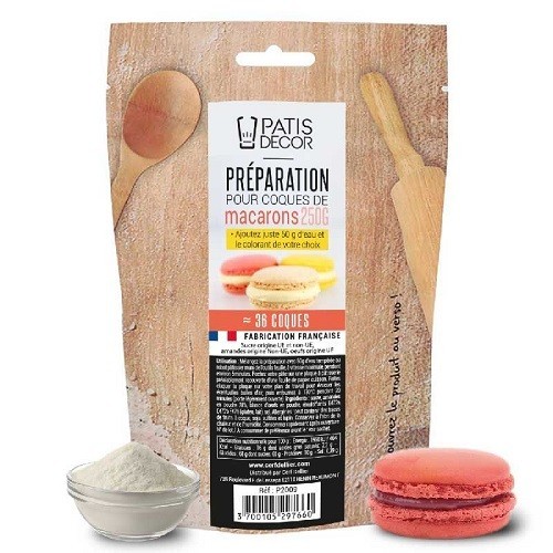 Patisdécor Macarons Shell Mix 250g Patisdécor Macarons Shell Mix 250g