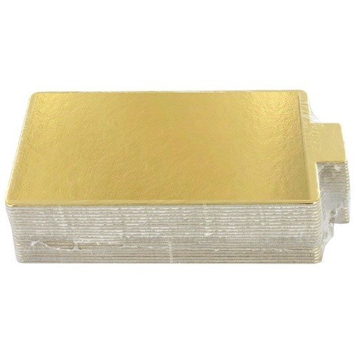 Patisdécor 90x55mm Pastry Dish Gold, 20pcs