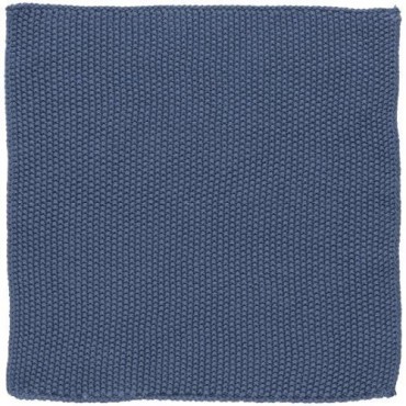 Ib Laursen Mynte Cornflower Knitted Dishcloth, 25x25 cm