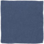 Ib Laursen Mynte Cornflower Knitted Dishcloth, 25x25 cm