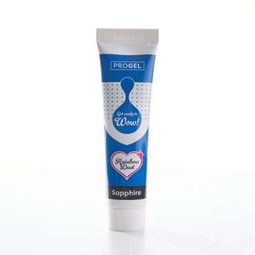 Rainbow Dust ProGel Lebensmittelfarbe Sapphire – hochkonzentriert & vegan