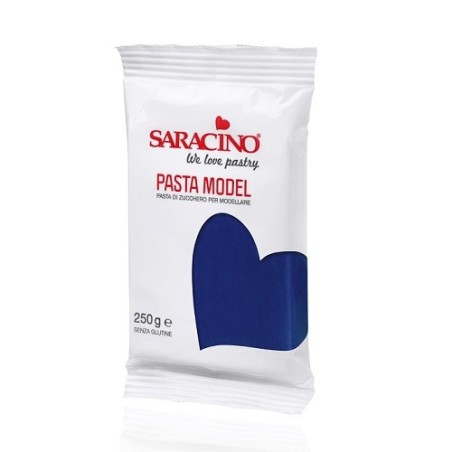 Saracino Pasta Model Navy Blue – 250g Modelling Paste for Cake Figures