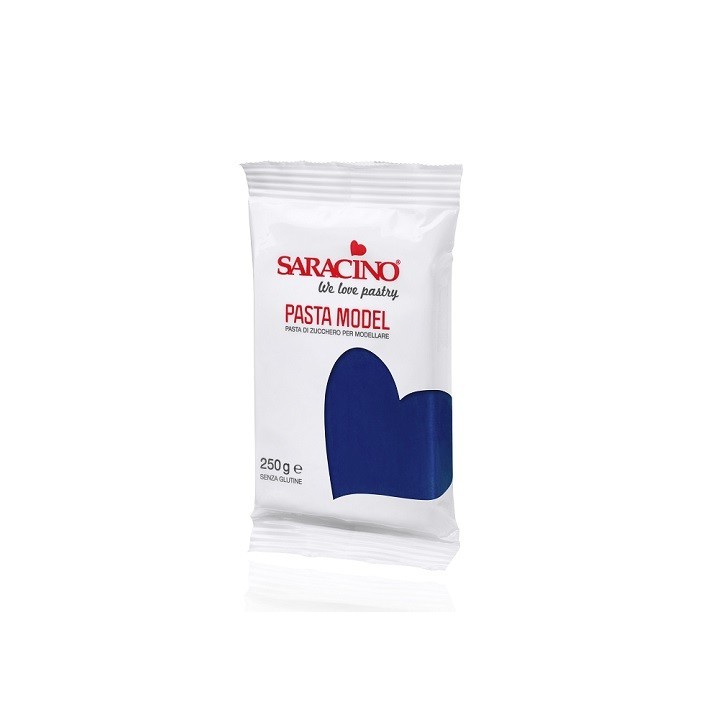 Saracino Pasta Model Navy Blue – 250g Modelling Paste for Cake Figures Saracino Pasta Model Navy Blue – 250g Modelling Paste for Cake Figures