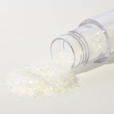 PME Magic Sparkles Essbarer Glitzer White Crystal – 3g Streudose