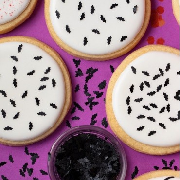 PME Halloween Edible Sprinkles – Black Bat Shapes 1g