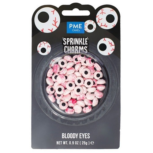 PME Halloween Streusel Blutige Augen, 25g