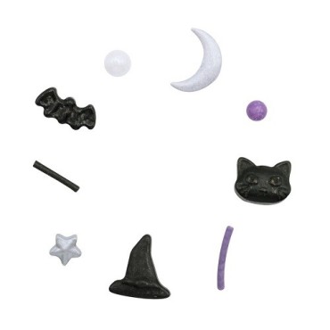 PME Halloween Sprinkle Mix – Bewitched 60g | Witches Hats, Cats & Moons