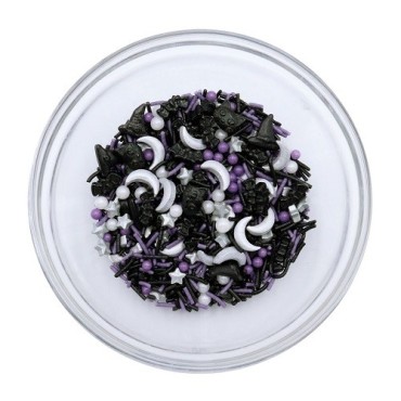 PME Halloween Sprinkle Mix – Bewitched 60g | Witches Hats, Cats & Moons
