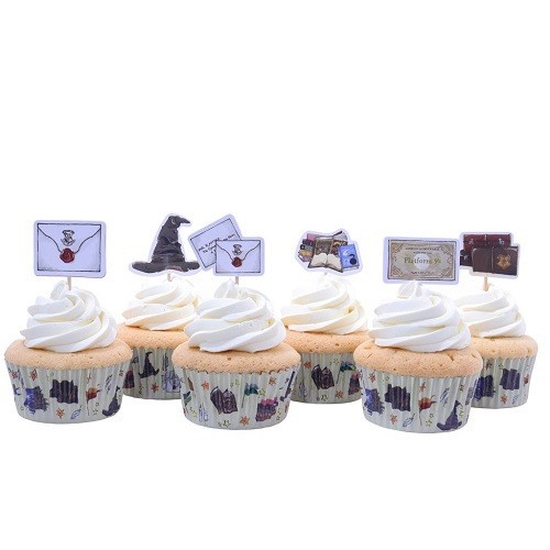 PME Harry Potter Hogwarts Cupcake & Topper Set, 24 pcs