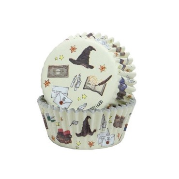Harry Potter Cupcake Set von PME – 24 Toppers & Förmchen im Hogwarts-Design