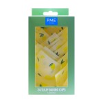PME Tulip Baking Cups LEMON, 24 pcs