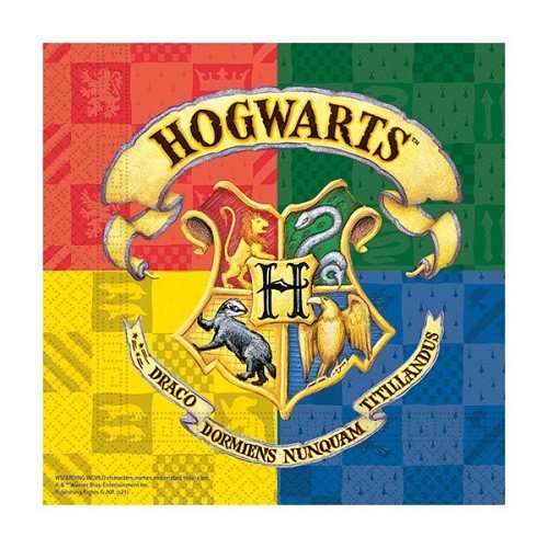Procos Harry Potter Hogwarts Servietten, 20 Stück