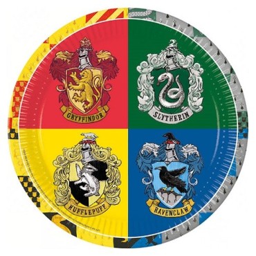 Harry Potter Paper Plates Hogwarts – 8 Pack, 23 cm