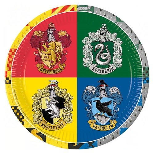 Procos Harry Potter Hogwarts Teller, 8 Stück Procos Harry Potter Hogwarts Teller, 8 Stück