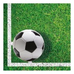 Procos Fussball Eckball Servietten, 20 Stück