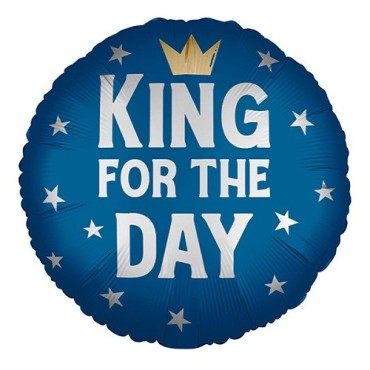 Folienballon King for the Day 45cm – Wiederverwendbar & Heliumgeeignet