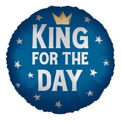 Procos King for the Day Foil Balloon, 45cm