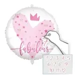 Procos Fabulous Foil Balloon with numbers, 46cm