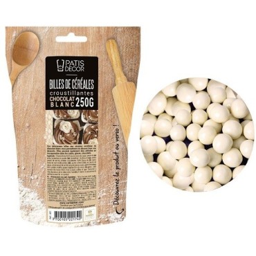 Patisdécor Milk Chocolate Crispy Balls, 250g