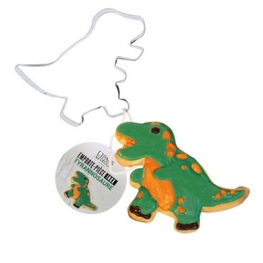 Patisdécor Ausstecher Tyrannosaurus – Dino-Keksausstecher aus Edelstahl 8 × 8,5 cm