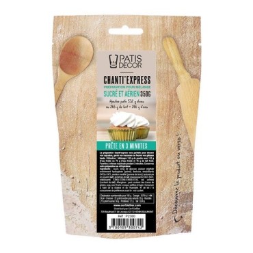 Patisdécor Chanti'Express 350 g – Süsse & luftige Creme in 3 Minuten
