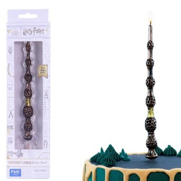 PME Harry Potter Elderwand Kerze – Zauberstab Tortendeko 22,5 cm
