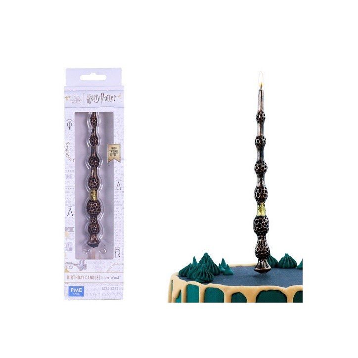 PME Harry Potter Elderwand Kerze – Zauberstab Tortendeko 22,5 cm PME Harry Potter Elderwand Kerze – Zauberstab Tortendeko 22,5 cm