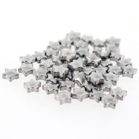 Patisdécor Silver Star Sprinkles 60g – Elegant Cake & Cupcake Decorations