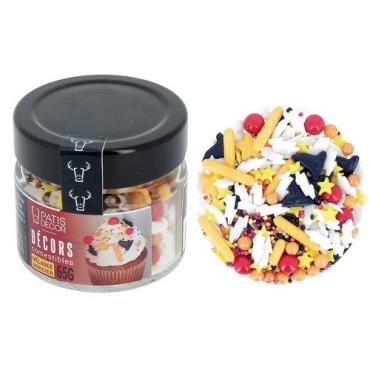 Patisdécor Wizard Mix 65g – Magische Zuckerstreusel für Harry Potter Party & Cupcakes