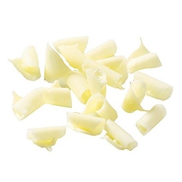 Mini White Chocolate Curls 100g – White Chocolate Curls for Cakes & Desserts