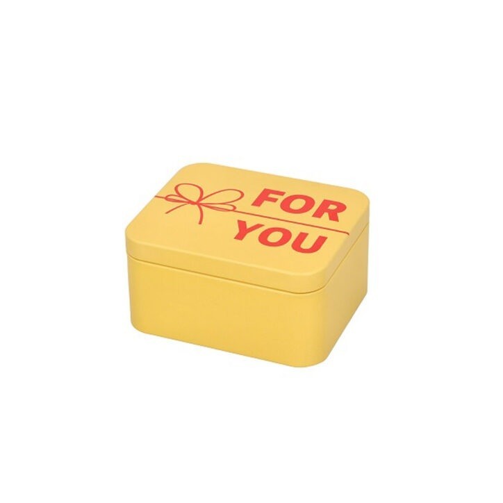 Birkmann For You Gift Box – Yellow Metal Tin 10x12x6 cm