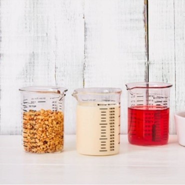 Birkmann Easy Baking Glass Measuring Cup 150 ml – with Scale & Spout